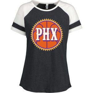 Phoenix PHX Basketball Sun Ball Enza Ladies Jersey Colorblock Tee