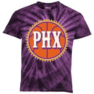 Phoenix PHX Basketball Sun Ball Kids Tie-Dye T-Shirt