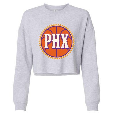 Phoenix PHX Basketball Sun Ball Cropped Pullover Crew