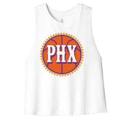 Phoenix PHX Basketball Sun Ball Women's Racerback Cropped Tank