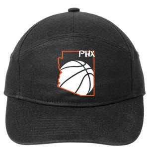 Phoenix PHX Basketball Valley 7-Panel Snapback Hat