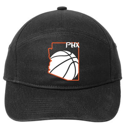 Phoenix PHX Basketball Valley 7-Panel Snapback Hat