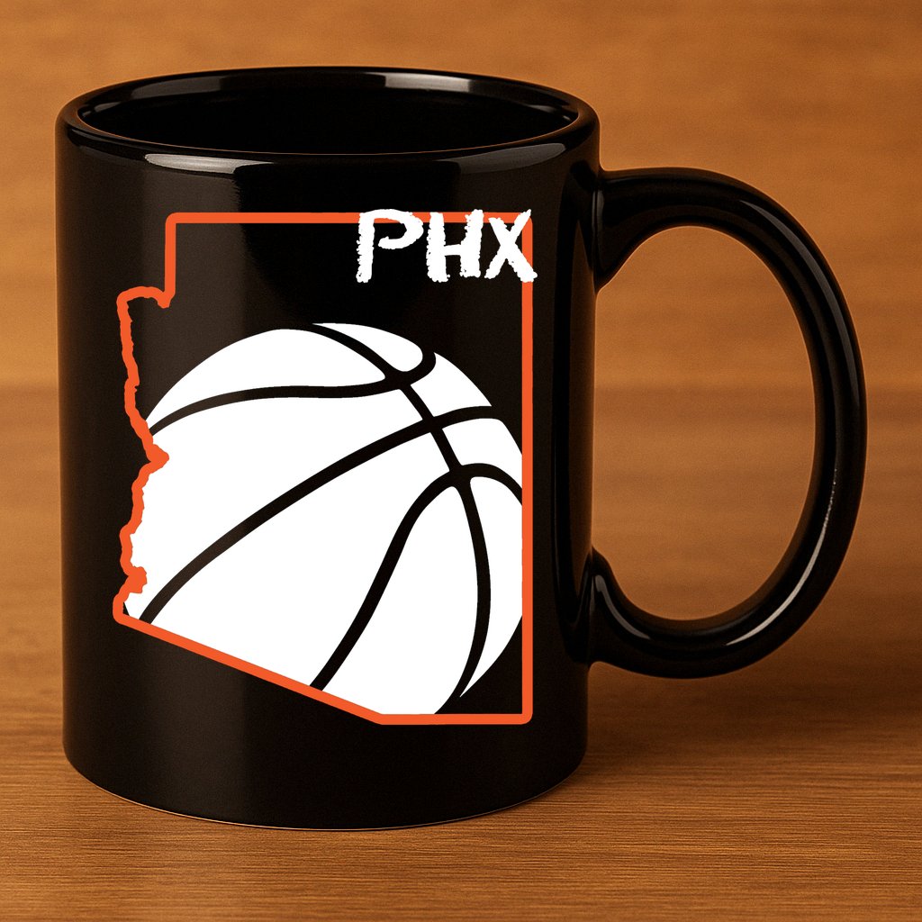 Phoenix PHX Basketball Valley 11oz C Handle Ceramic Mug