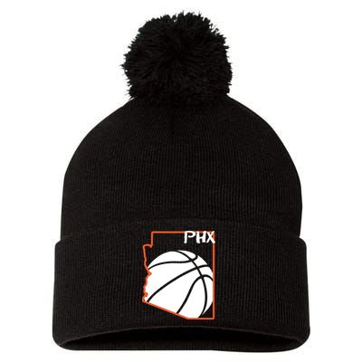 Phoenix PHX Basketball Valley Pom Pom 12in Knit Beanie