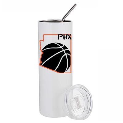 Phoenix PHX Basketball Valley Stainless Steel Tumbler