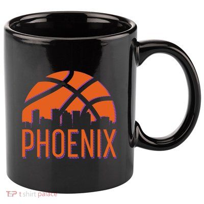 Phoenix Skyline Basketball Fan 11oz C Handle Ceramic Mug