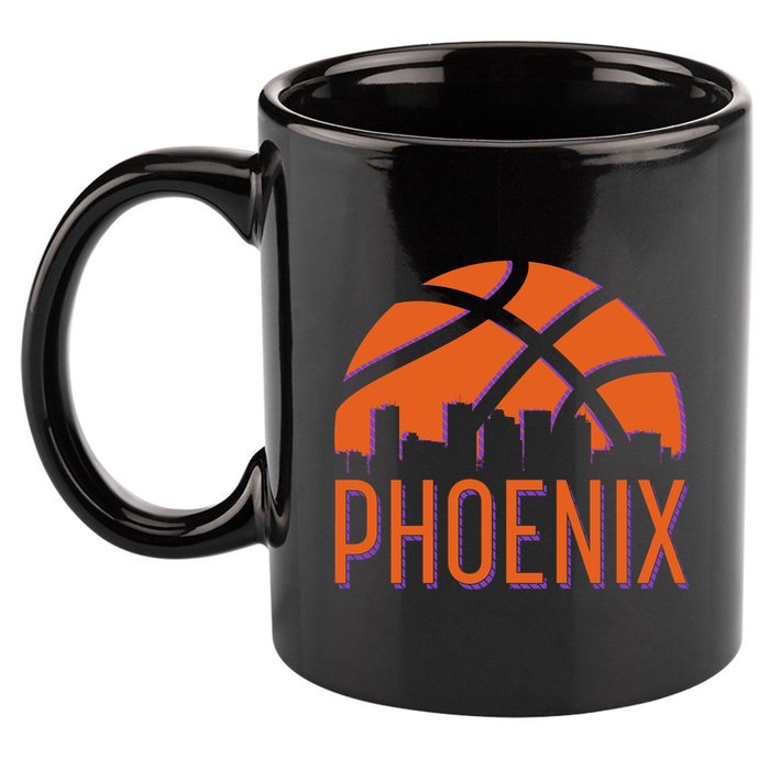 Phoenix Skyline Basketball Fan 11oz C Handle Ceramic Mug