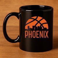 Phoenix Skyline Basketball Fan 11oz C Handle Ceramic Mug