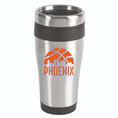 Phoenix Skyline Basketball Fan 16oz Travel Tumbler