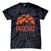 Phoenix Skyline Basketball Fan Tie-Dye T-Shirt