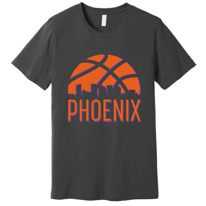 Phoenix Skyline Basketball Fan Premium T-Shirt