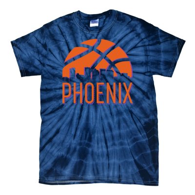 Phoenix Skyline Basketball Fan Tie-Dye T-Shirt