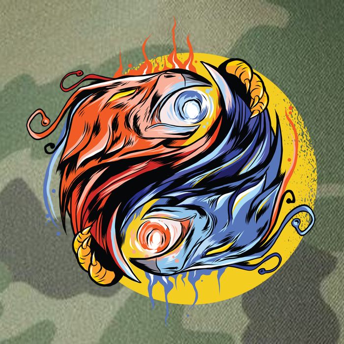 Phoenix Yin Yang Legacy Tie Dye Trucker Hat