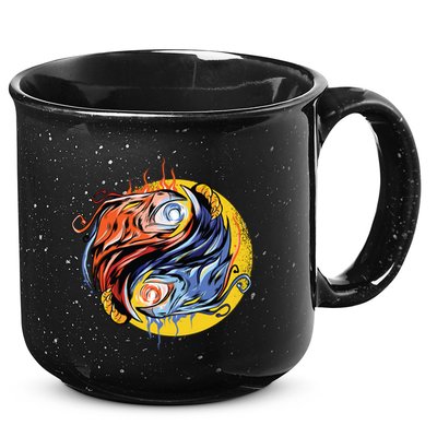 Phoenix Yin Yang 15oz Campfire Ceramic Mug