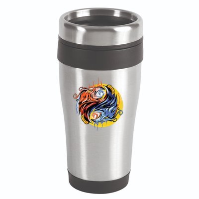 Phoenix Yin Yang 16oz Travel Tumbler