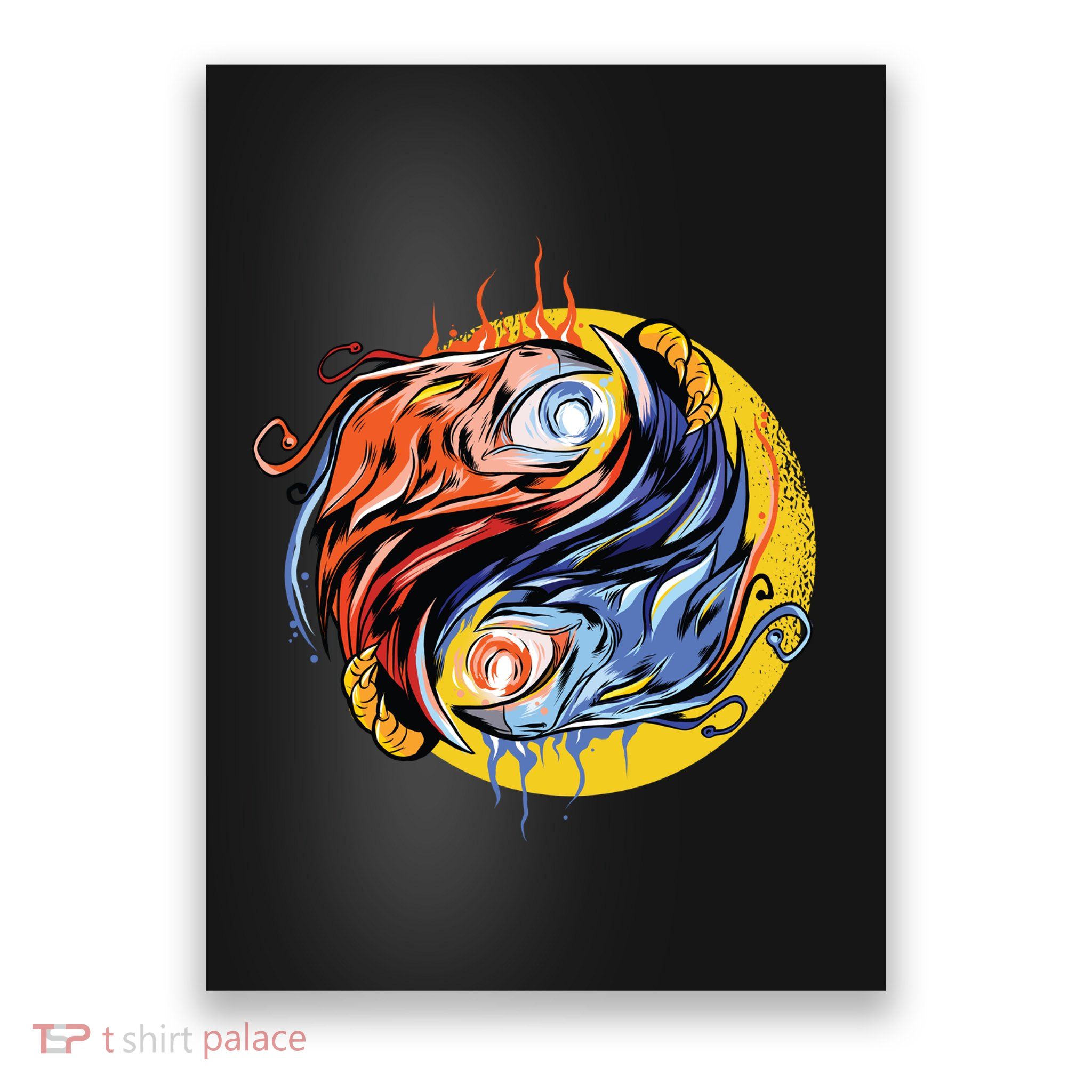 Phoenix Yin Yang Poster
