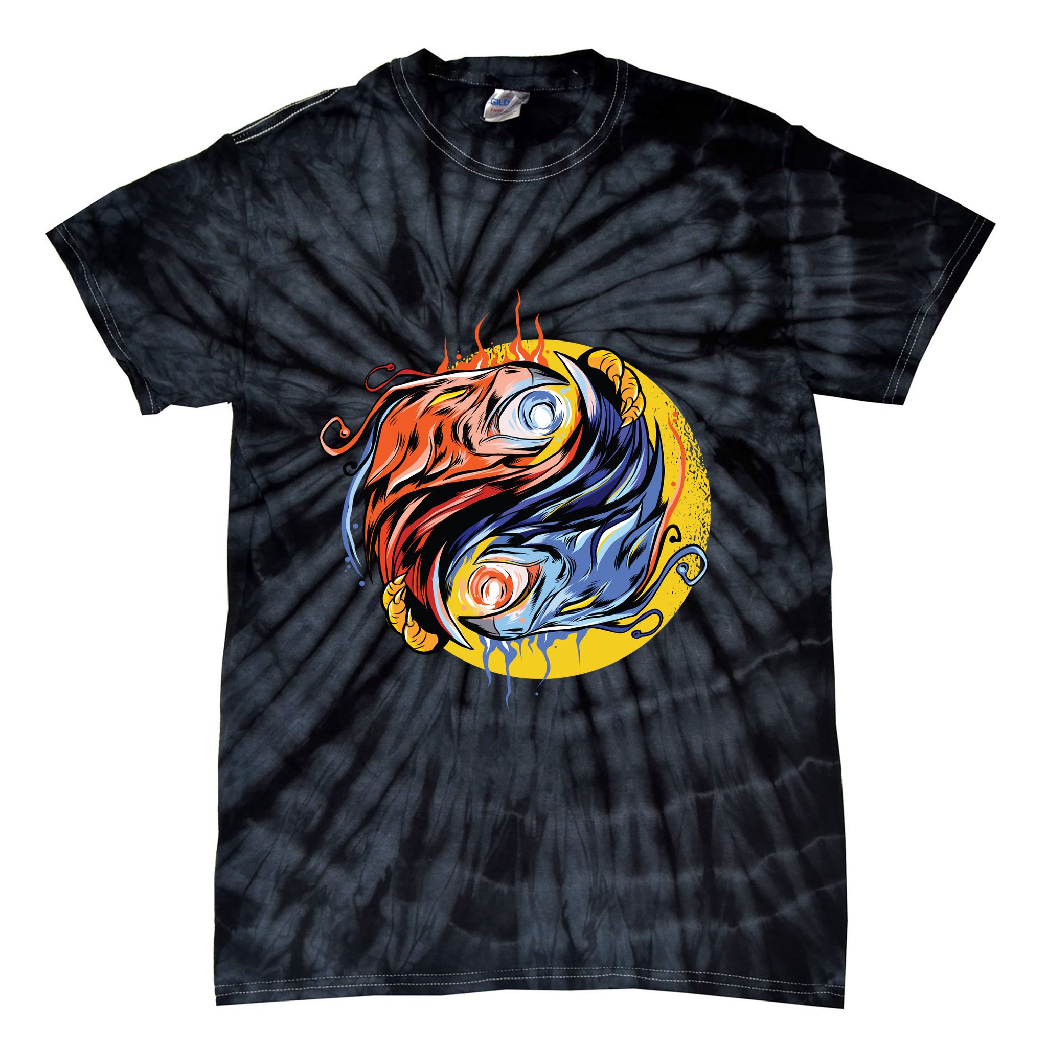 Phoenix Yin Yang Tie-Dye T-Shirt