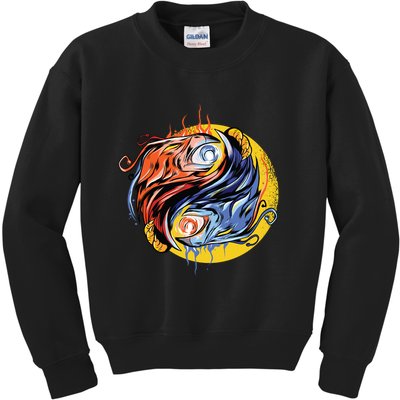 Phoenix Yin Yang Kids Sweatshirt