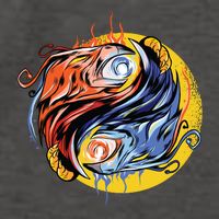 Phoenix Yin Yang Vector Backpack