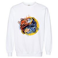 Phoenix Yin Yang Garment-Dyed Sweatshirt