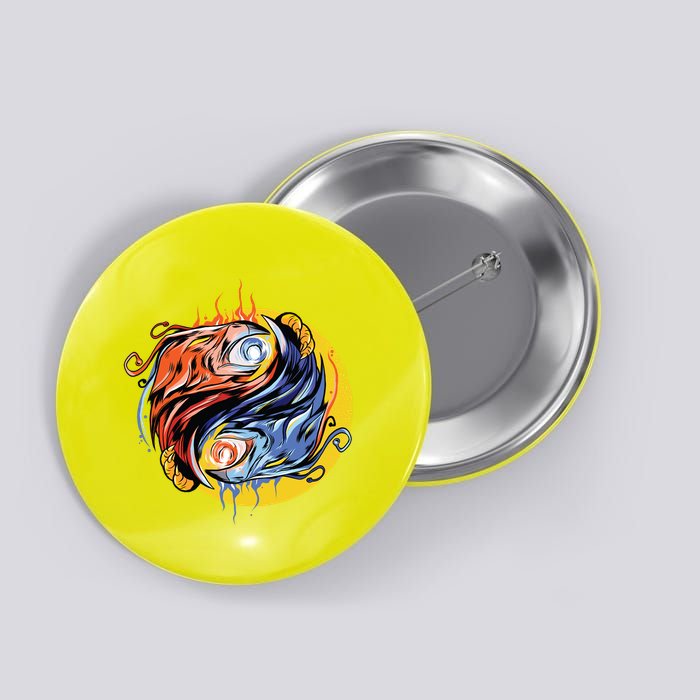 Phoenix Yin Yang Button