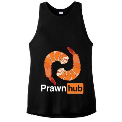 Prawn Hub Ladies PosiCharge Tri-Blend Wicking Tank