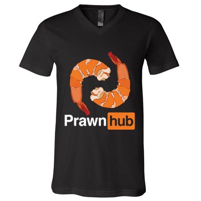Prawn Hub V-Neck T-Shirt