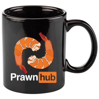 Prawn Hub 11oz C Handle Ceramic Mug