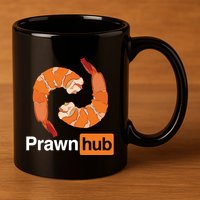 Prawn Hub 11oz C Handle Ceramic Mug