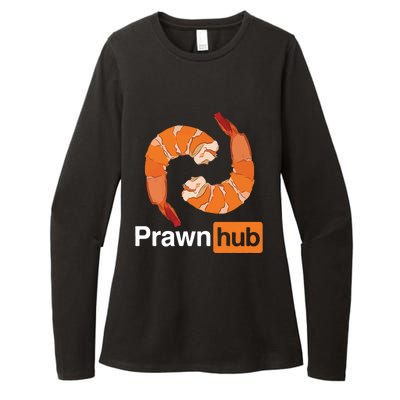 Prawn Hub Womens CVC Long Sleeve Shirt