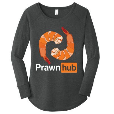 Prawn Hub Women's Perfect Tri Tunic Long Sleeve Shirt