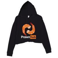 Prawn Hub Crop Fleece Hoodie