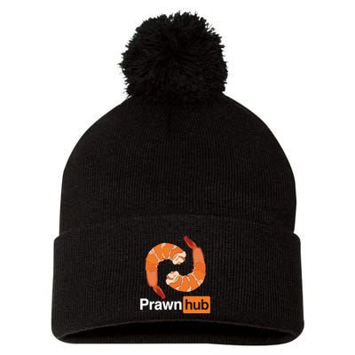 Prawn Hub Pom Pom 12in Knit Beanie