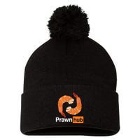 Prawn Hub Pom Pom 12in Knit Beanie