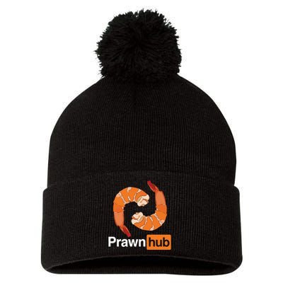 Prawn Hub Pom Pom 12in Knit Beanie