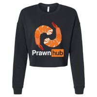 Prawn Hub Cropped Pullover Crew