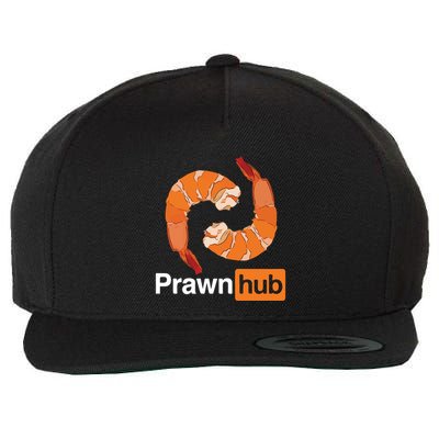 Prawn Hub Wool Snapback Cap