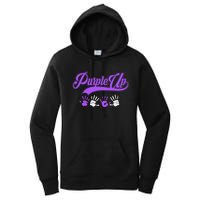 Purple Hands Purple Up Month Of Military Child Army Child Women's Pullover Hoodie