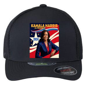 President Harris Flexfit Unipanel Trucker Cap