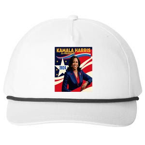 President Harris Snapback Five-Panel Rope Hat