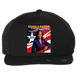 President Harris Wool Snapback Cap