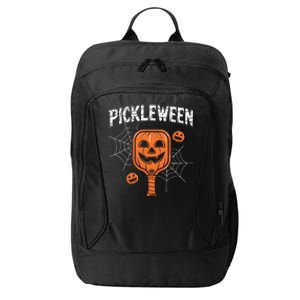 Pickleween Halloween Pickleball Players City Backpack