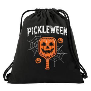 Pickleween Halloween Pickleball Players Drawstring Bag