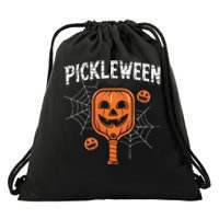 Pickleween Halloween Pickleball Players Drawstring Bag