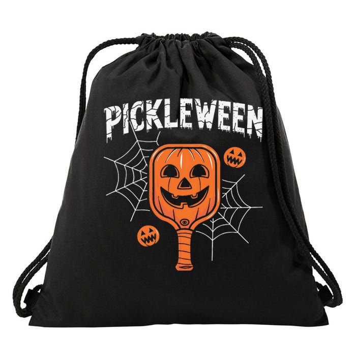 Pickleween Halloween Pickleball Players Drawstring Bag