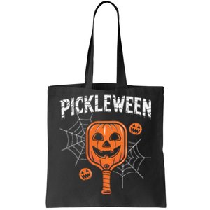 Pickleween Halloween Pickleball Players Tote Bag