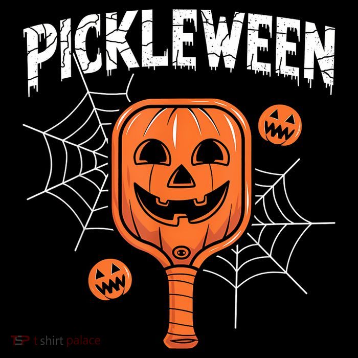 Pickleween Halloween Pickleball Players Flat Bill Trucker Hat
