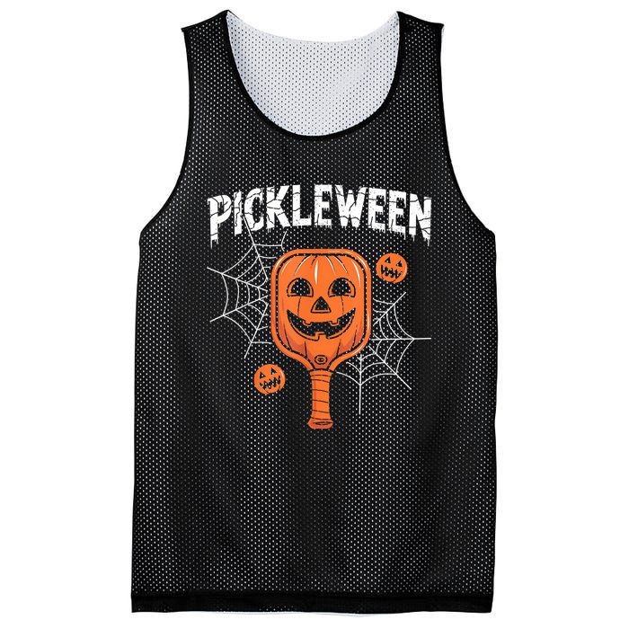 Pickleween Halloween Pickleball Players Mesh Reversible Basketball Jersey Tank