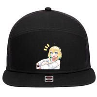 Pikamee Hi 7 Panel Mesh Trucker Snapback Hat