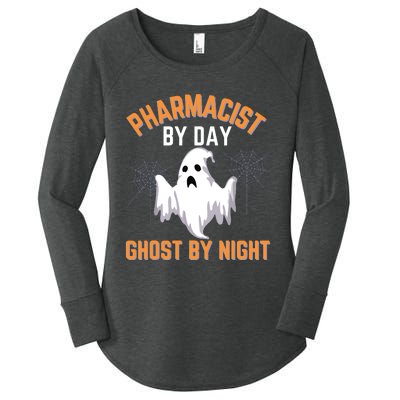 Pharmacist Halloween Pharmacist By Day Ghost By Night Women's Perfect Tri Tunic Long Sleeve Shirt